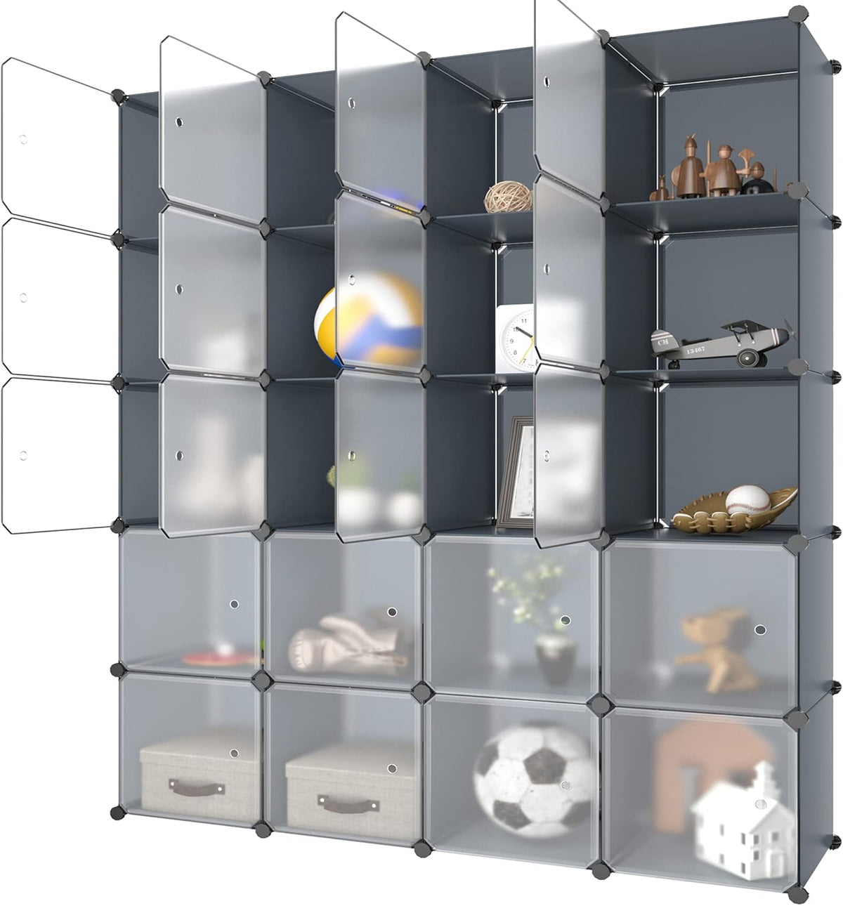 30-Cube Plastic Closet Organizer Shelves Q76027