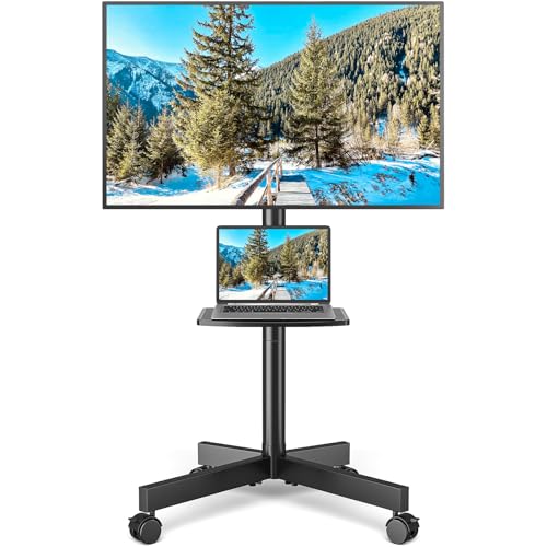 Rolling TV Stand with Shelf for 23-65 inch TVs R579