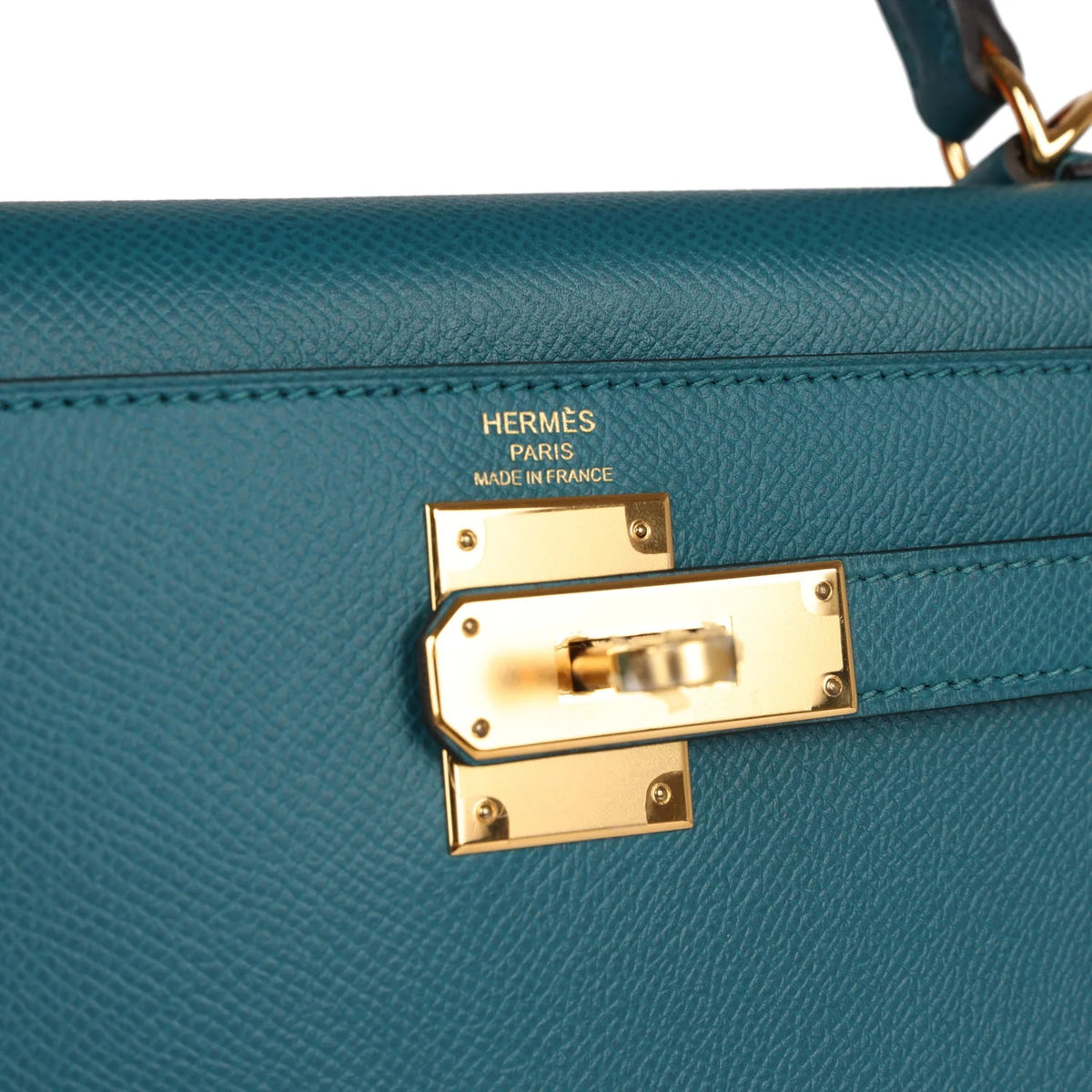 Vert Bosphore Epsom Leather Handbag T5323