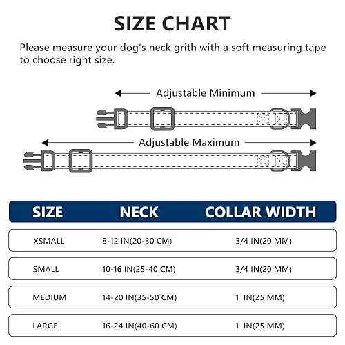 Reflective Nylon Dog Collar P7422