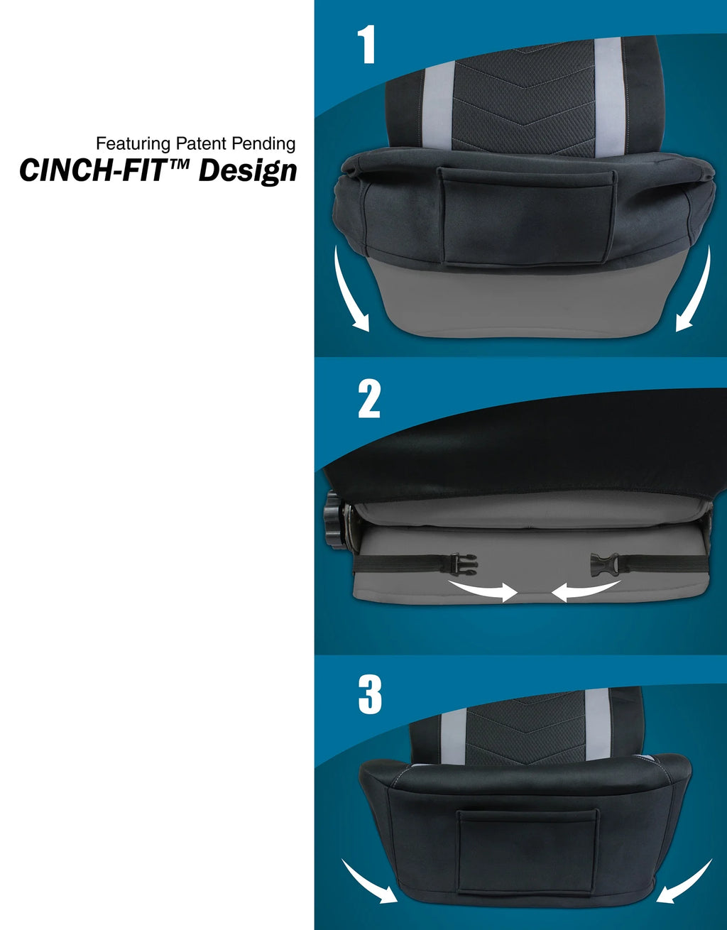 2 Pack Water Repellent Vehicle Seat Covers S876