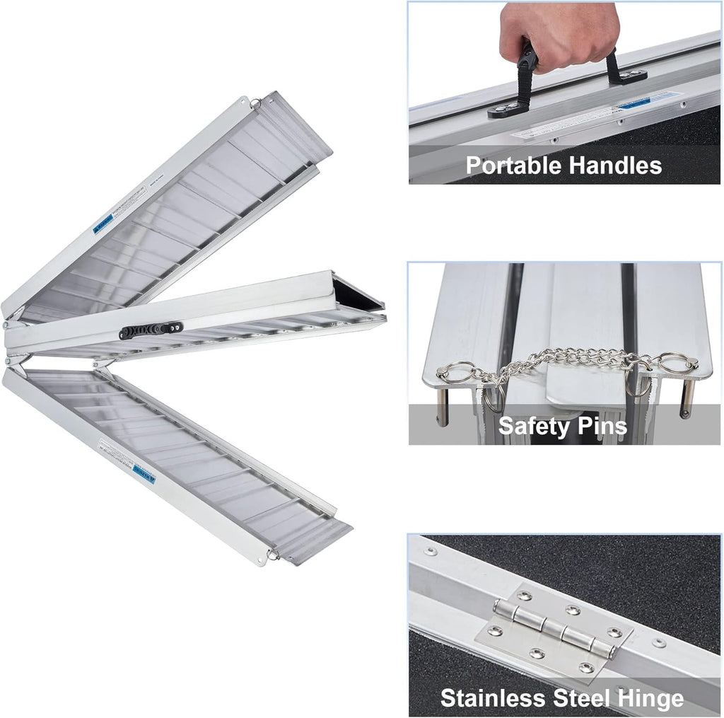6FT Aluminum Wheelchair Ramp C1587