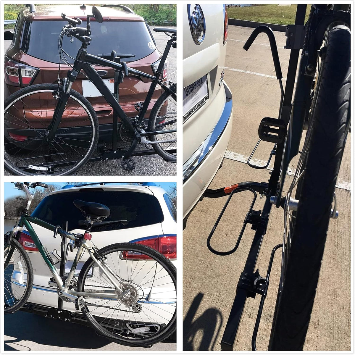 2 Bikes Hitch Mount Platform Bike Rack B598442