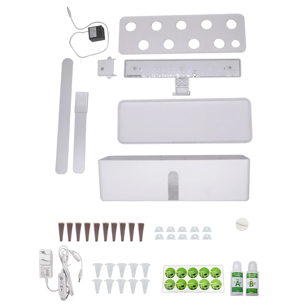9 Pods Hydroponics Growing System Indoor Garden Kit K3822