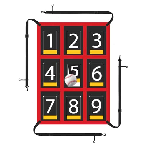 Adjustable Baseball Softball Strike Zone Target Net 19x27 in E48089