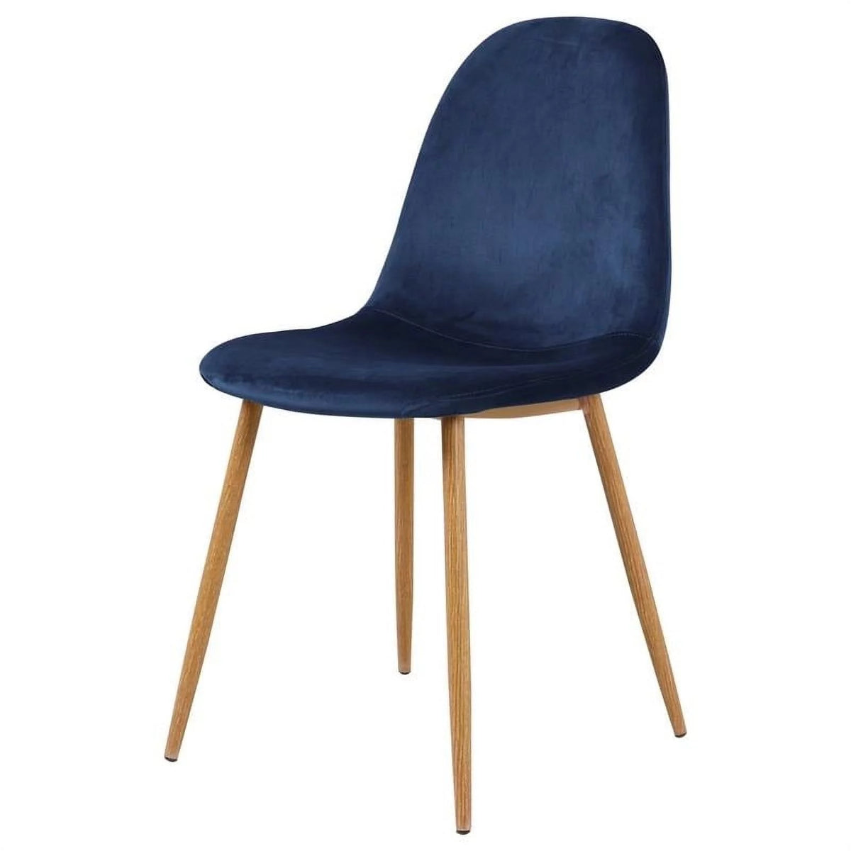 Blue Velvet Dining Side Chair Set of 4 X24300