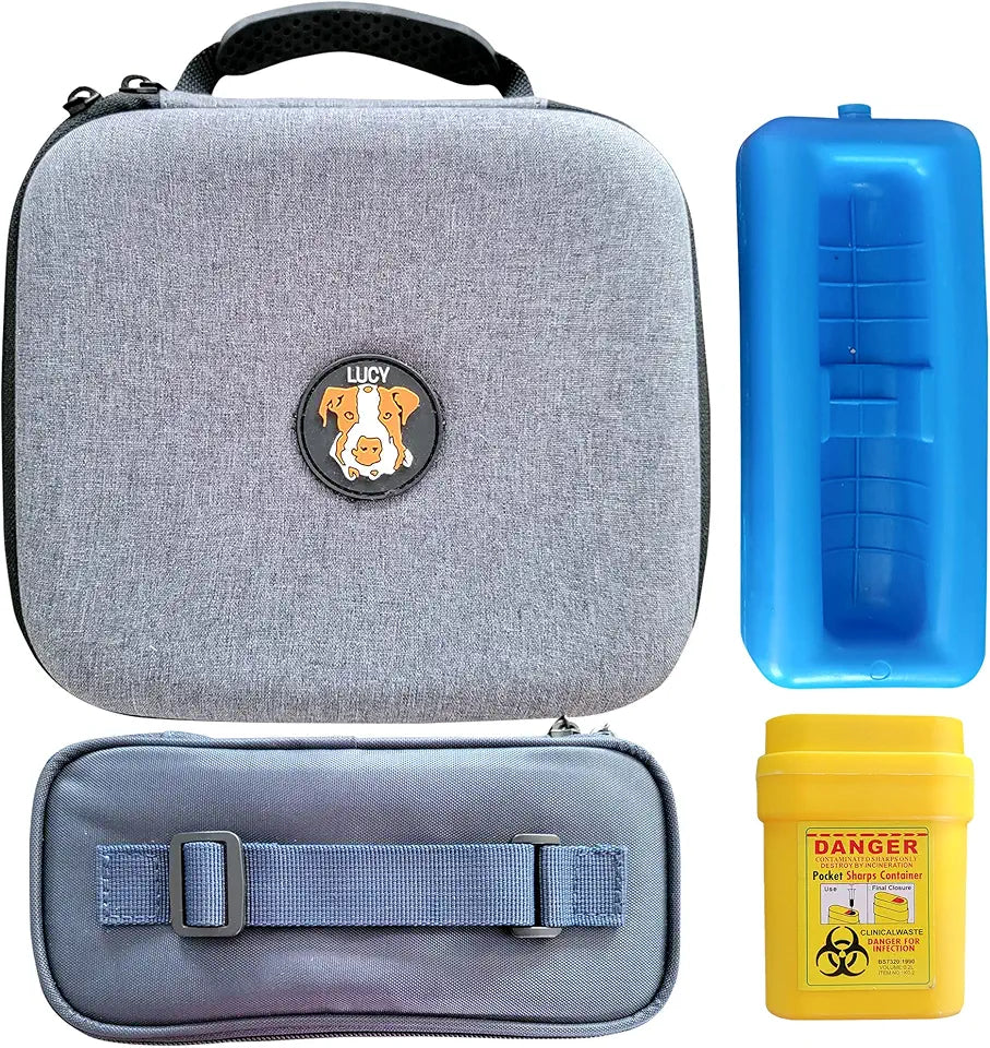 Insulin Cooler Travel Case with Sharps Container J5173