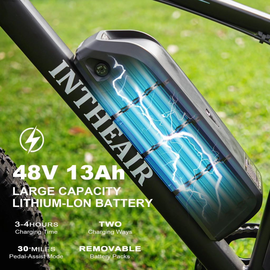 Electric Bike 26 4 Fat Tire 500W 48V 13Ah 7-Speed B214078