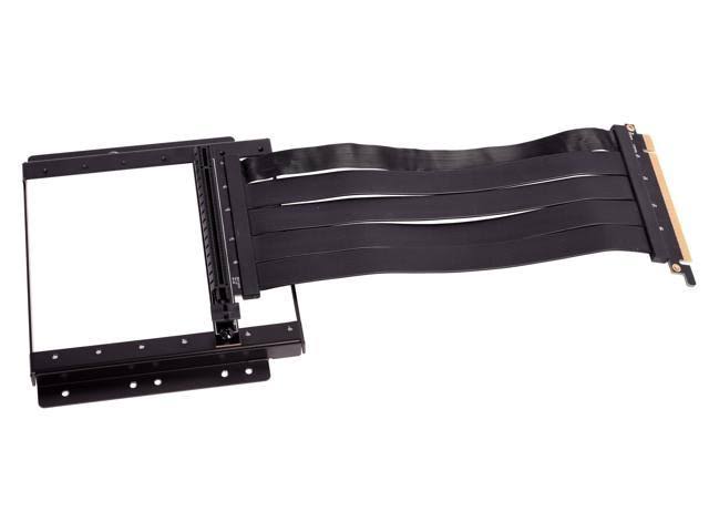 Black PCI-E x16 3.0 Extender Riser Cable with Cover Bracket V8183