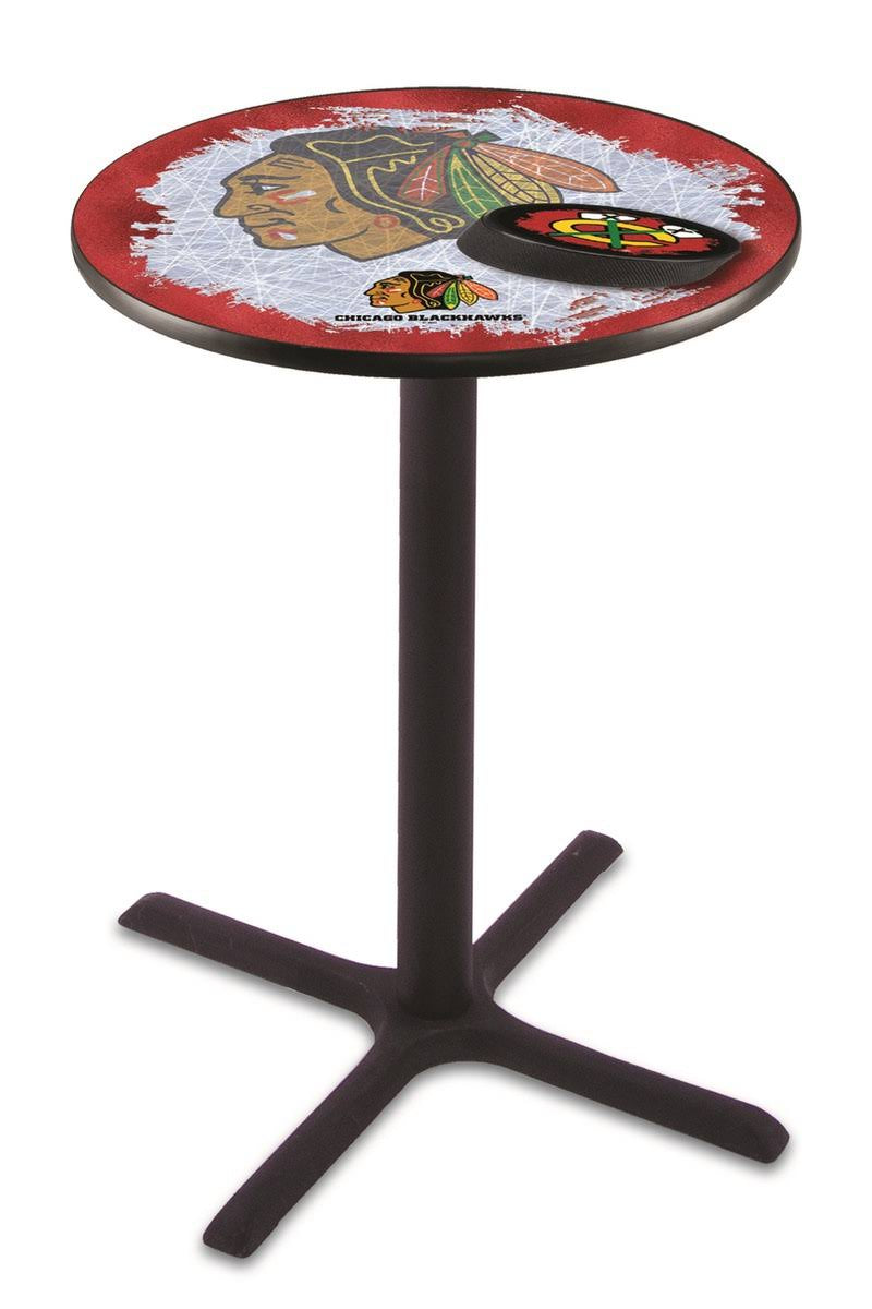 Chicago Blackhawks Pub Table E665