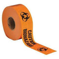 Orange/Black Barricade Tape, 1000Ft x 3in A80077