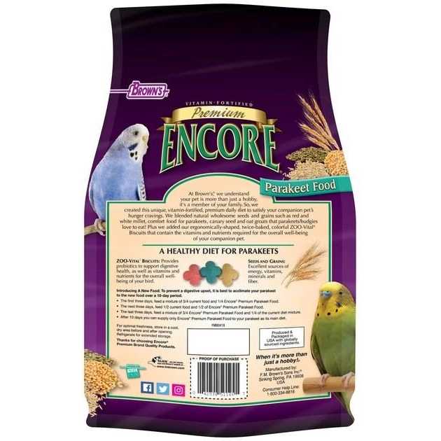 Parakeet Food G390642