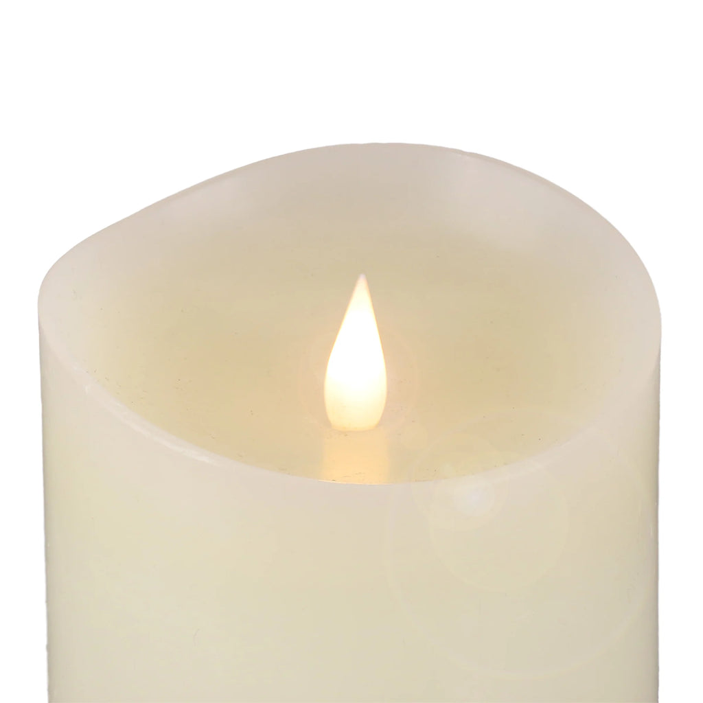 Flameless Candle with Remote, Ivory, 10 in J53823