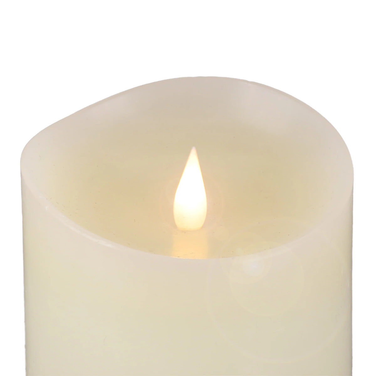 Flameless Candle with Remote, Ivory, 10 in J53823