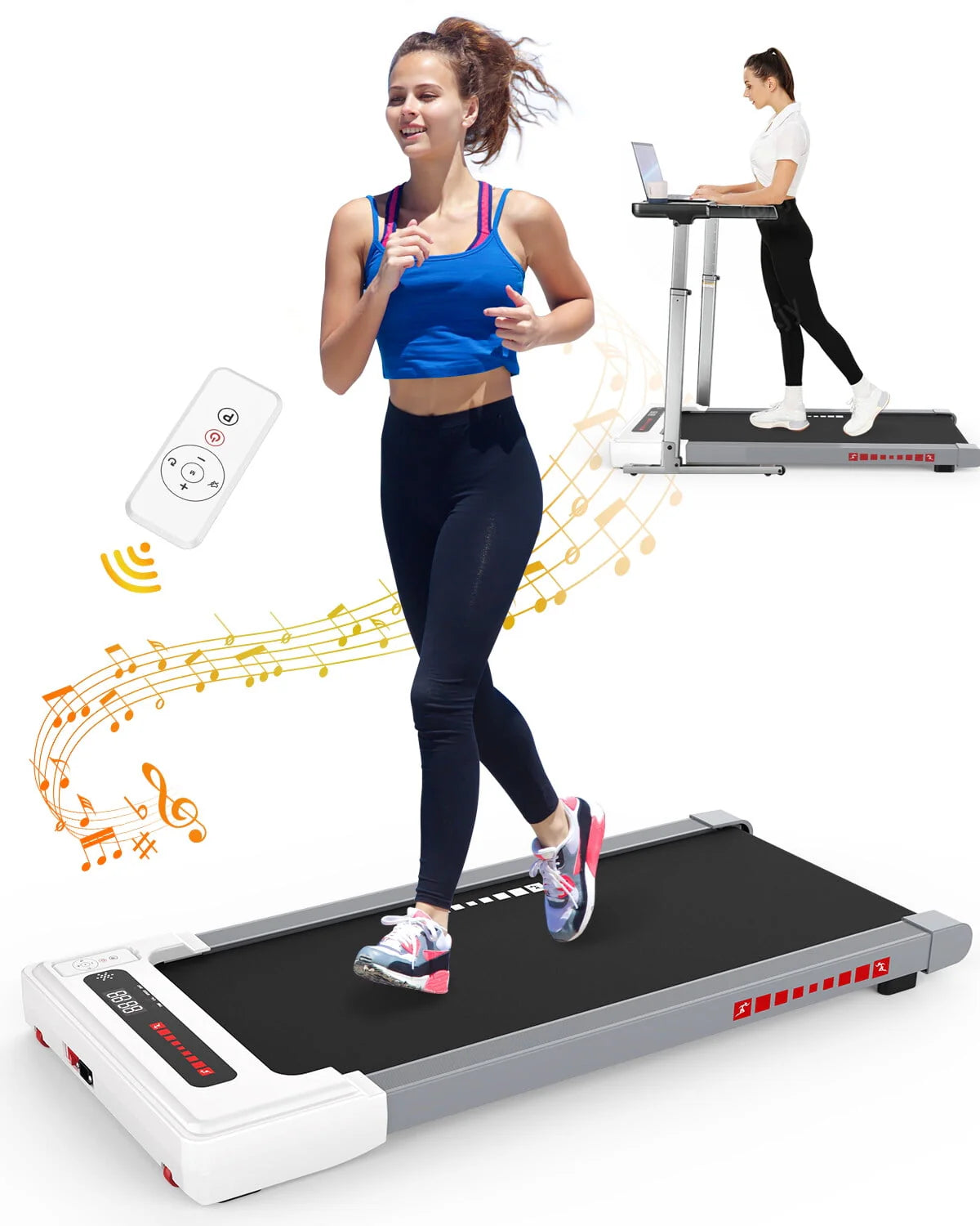2.5HP Under Desk Electric Treadmill Y47196