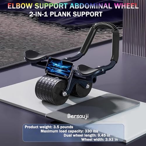 Ab Roller Wheel with Knee Mat & Timer N7842