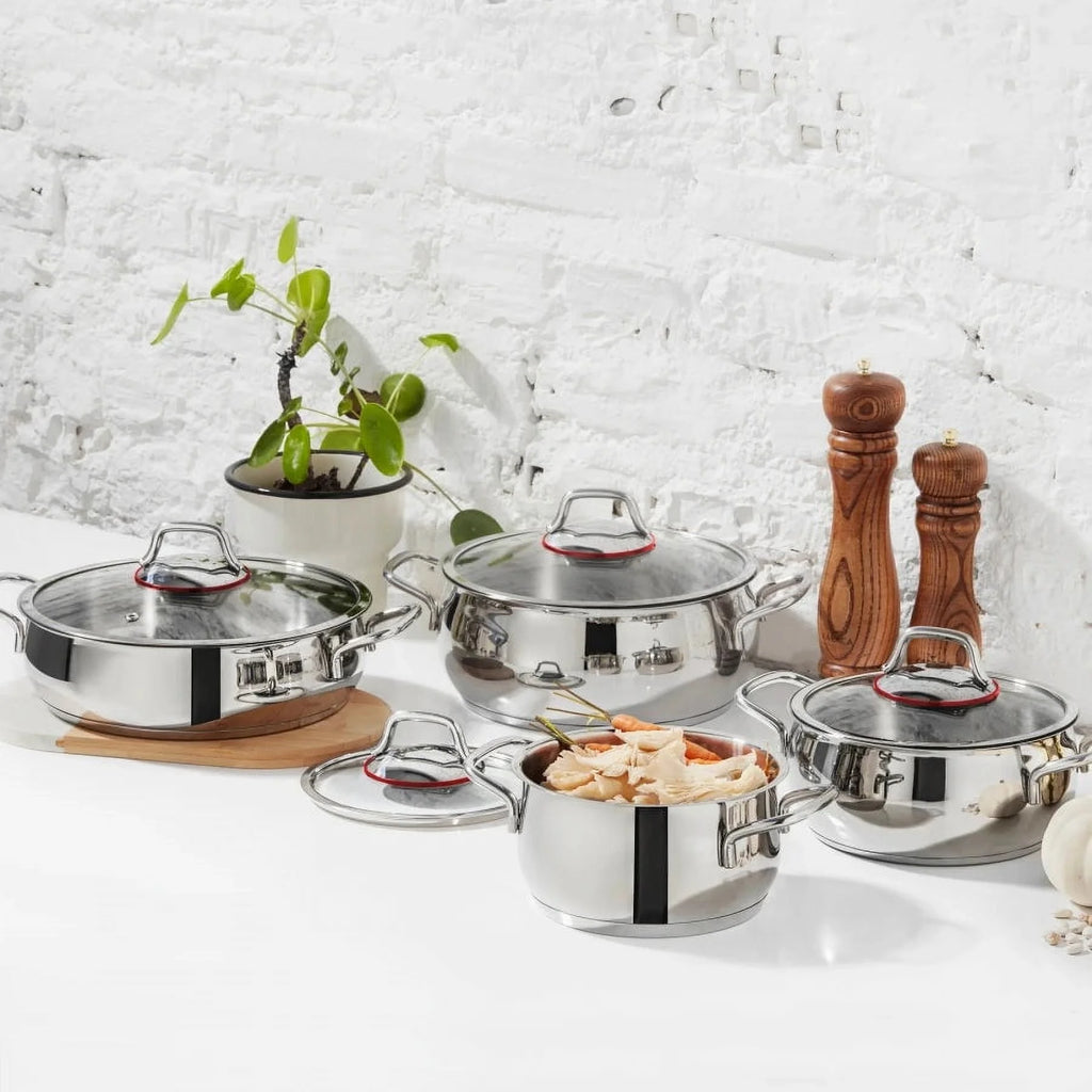 Stainless Steel 8 Pieces Cookware Set K26787