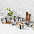 Stainless Steel 8 Pieces Cookware Set K26787