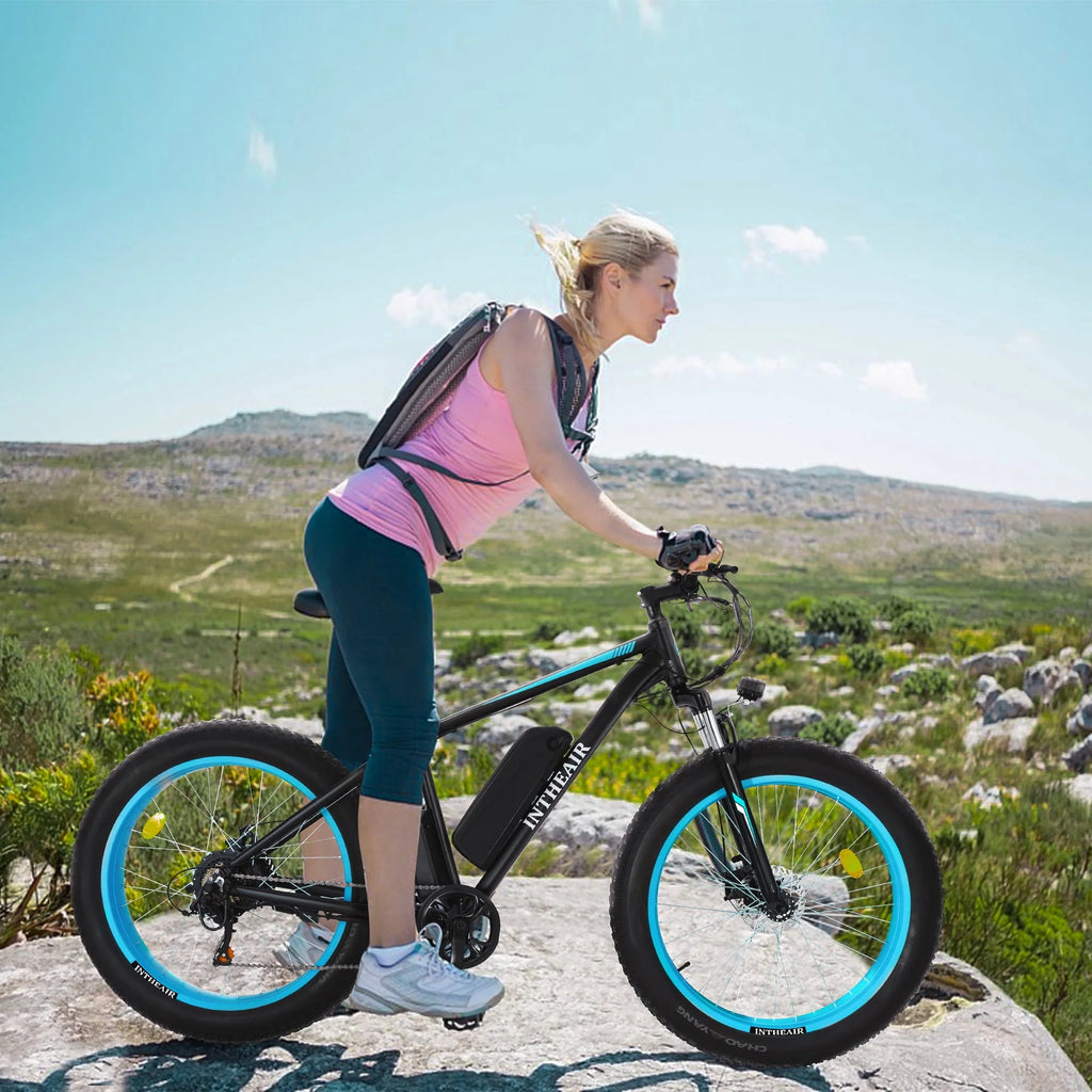 Electric Bike 26 4 Fat Tire 500W 48V 13Ah 7-Speed B214078