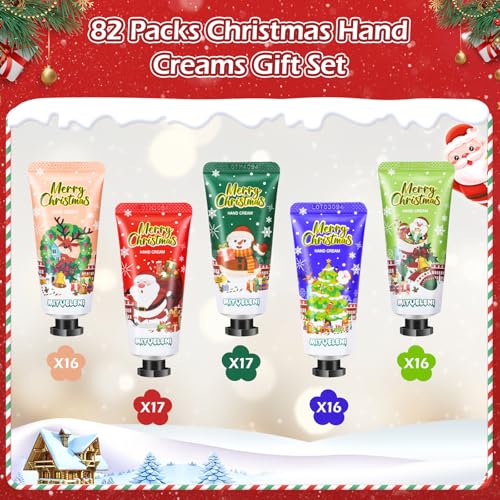 82 Pcs Christmas Hand Cream Gift Set Q633748