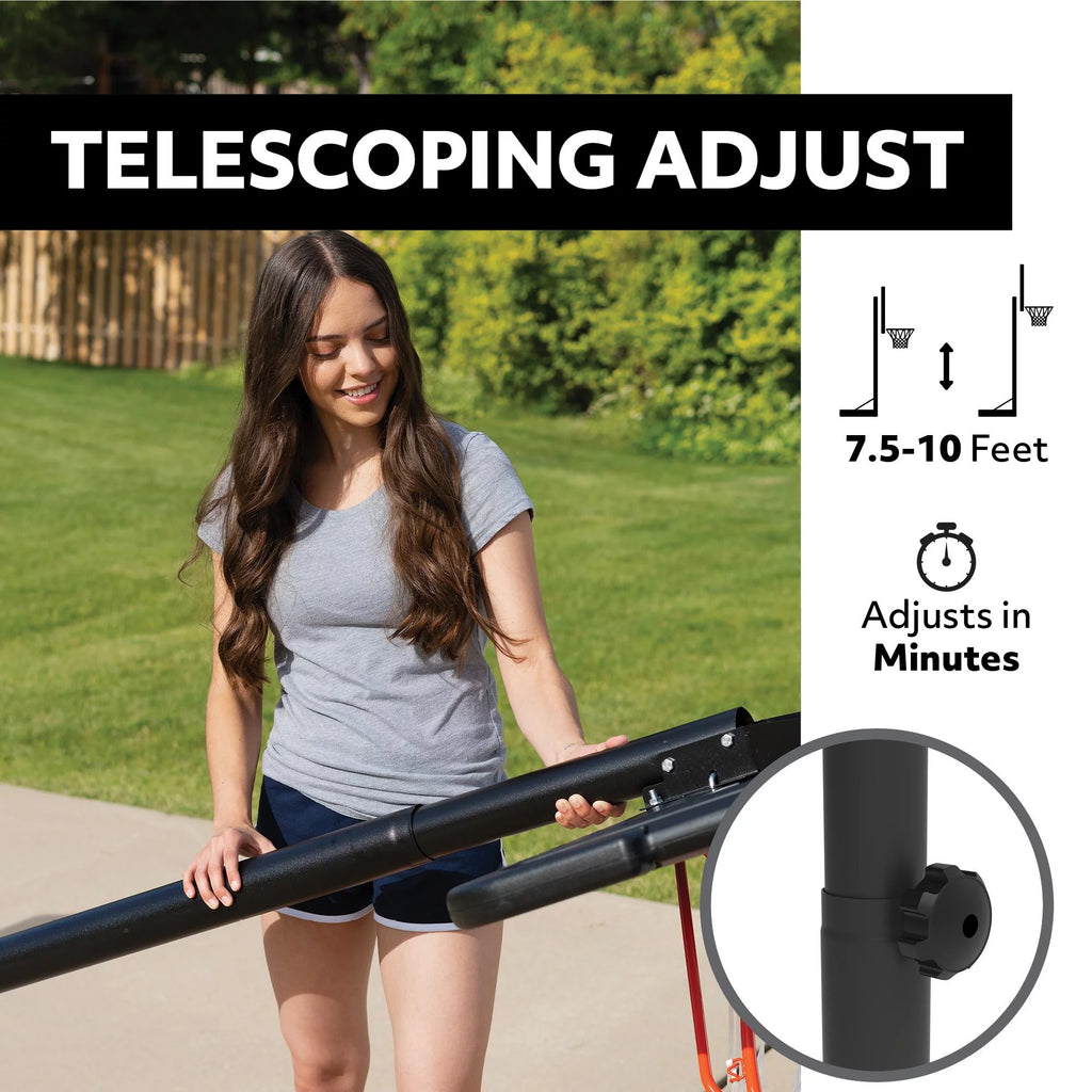 Adjustable Portable Basketball Hoop O60221