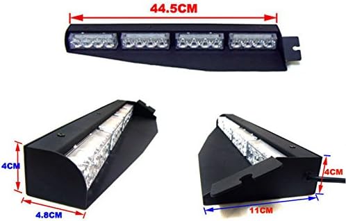 32 Watt Blue LED Emergency Strobe Light Bar N37290