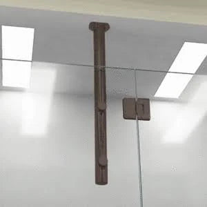Oil Rubbed Bronze 33 inch Two Point Vertical Post System G714547