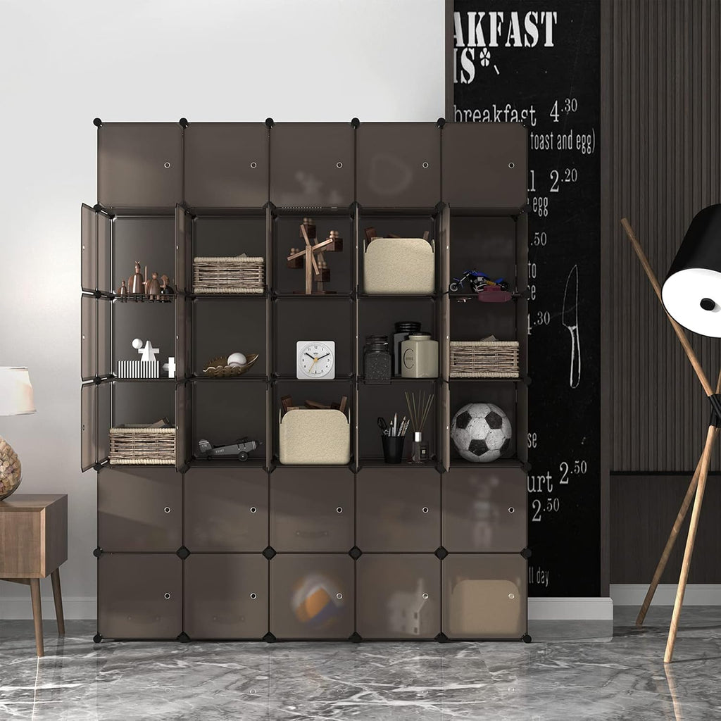 30-Cube Plastic Closet Organizer Shelves Q76027