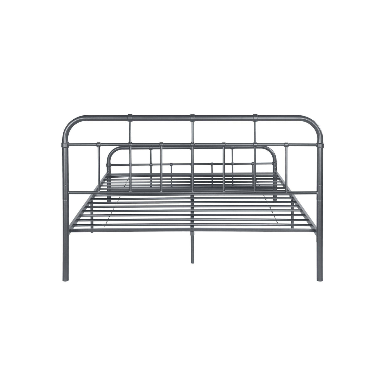 Charcoal Gray Queen Size Bed Frame N653