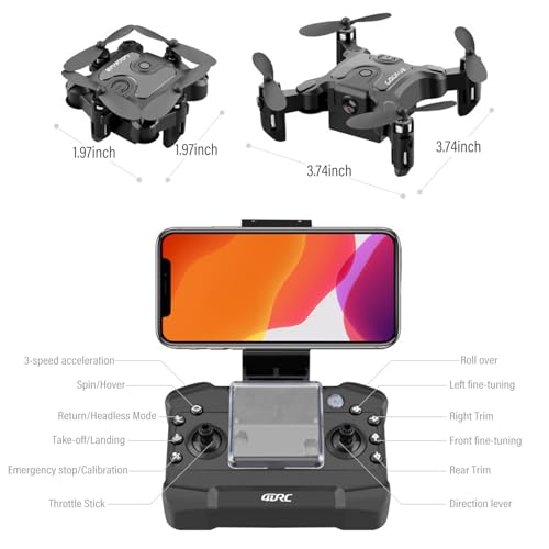 4K Foldable FPV Mini Drone J760370