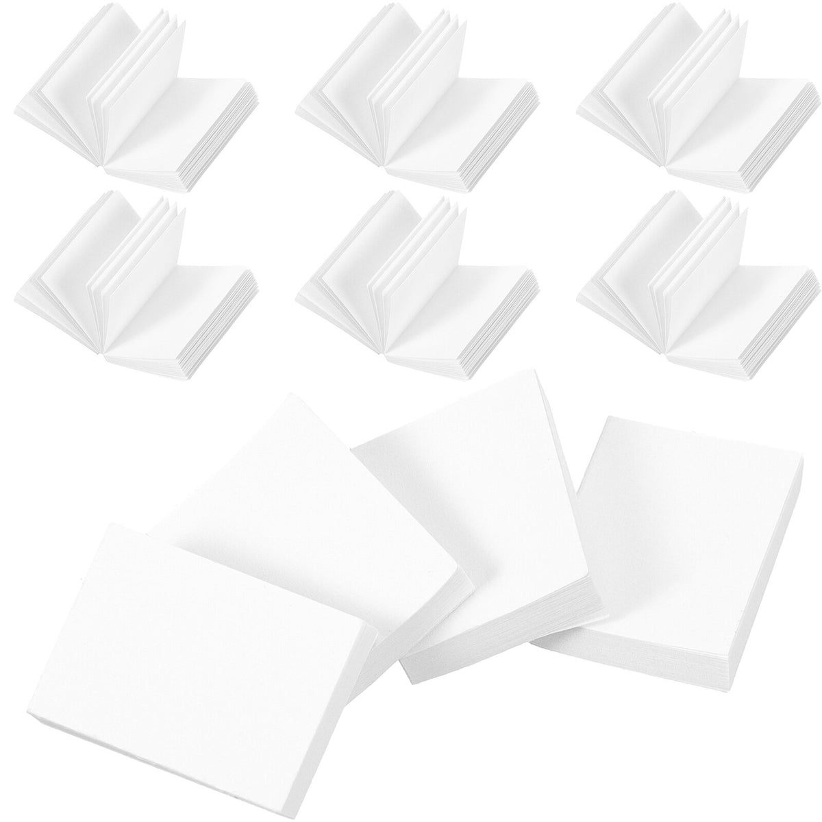 Miniature Books 20pcs Doll House Mini Books Blank Paintable W378