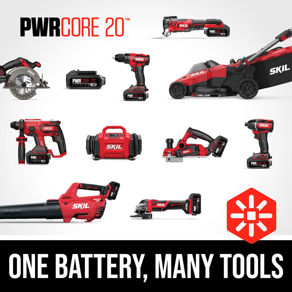20V Brushless String Trimmer & Leaf Blower Combo Kit R17451